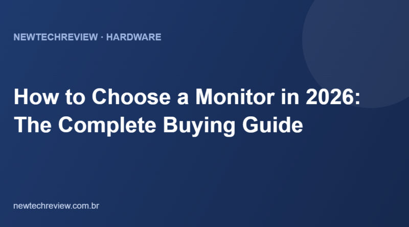 How to Choose a Monitor in 2026: The Complete Buying Guide