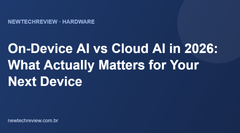 On-Device AI vs Cloud AI in 2026: What Actually Matters for Your Next Device